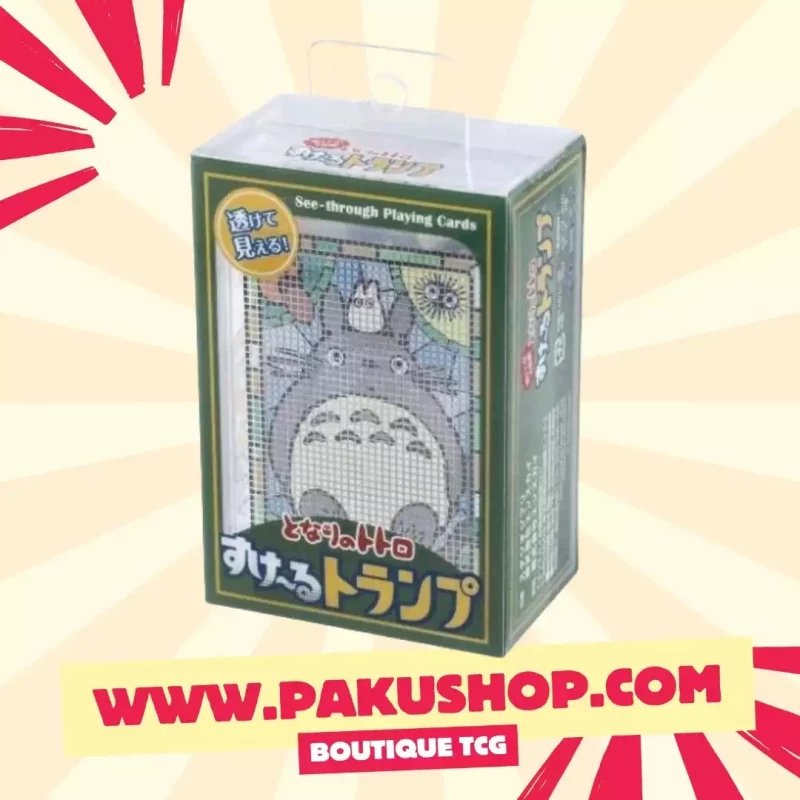 GHIBLI - Mon Voisin Totoro - Cartes à jouer Transparentes