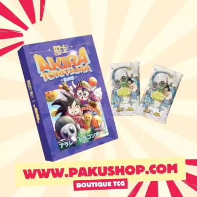DISPLAY AKIRA TORIYAMA DRAGON BALL LUCKY CARD