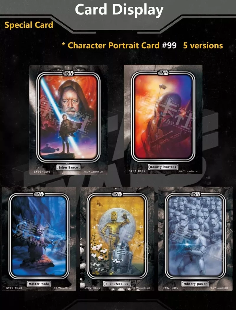 DISPLAY STAR WARS CARDFUN DELUXE EDITION