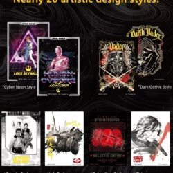 DISPLAY STAR WARS CARDFUN DELUXE EDITION