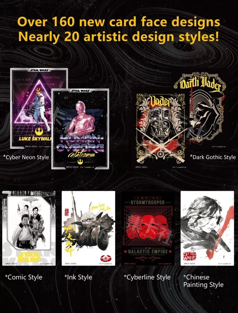 DISPLAY STAR WARS CARDFUN DELUXE EDITION