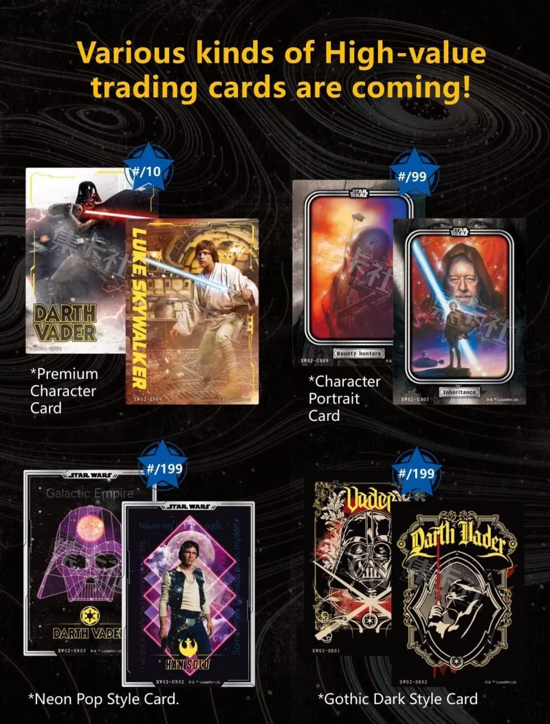 DISPLAY STAR WARS CARDFUN DELUXE EDITION