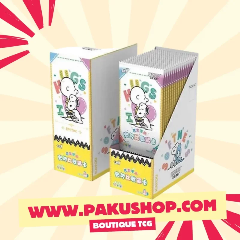 DISPLAY SNOOPY PEANUTS KAYOU Collector Cards Kayou