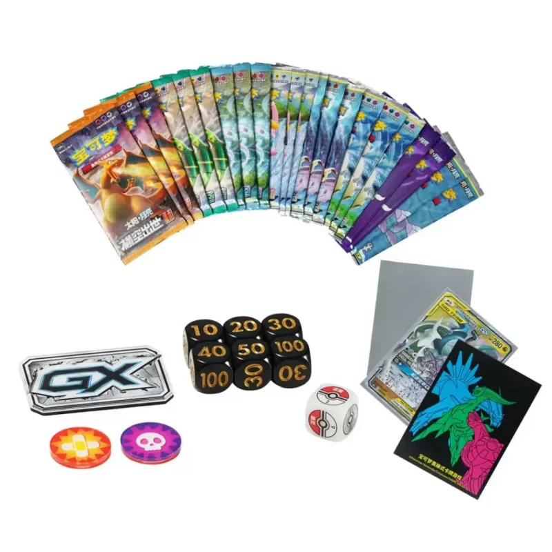 ETB Arceus Dialga Palkia GX Pokemon Chinois Simplifié (CSMA) – Image 3