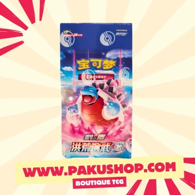 Display Pokemon Chinois Epée & Bouclier Arts Primordiaux : Bleu (CS3b C) Jumbo Booster Box