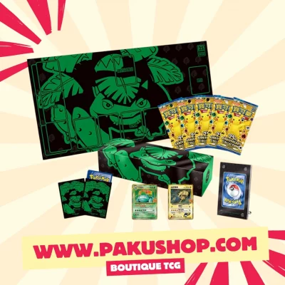 Coffret Pokemon TCG 25e Anniversaire Florizarre (Chinois) - Édition Collector
