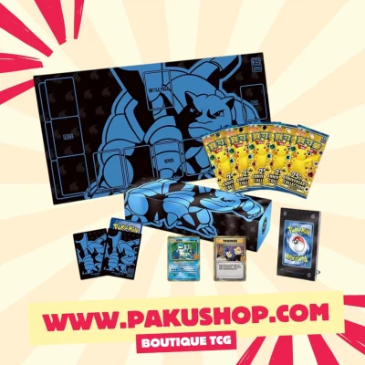 Coffret Pokémon TCG 25e Anniversaire Tortank (Chinois) - Édition Collector