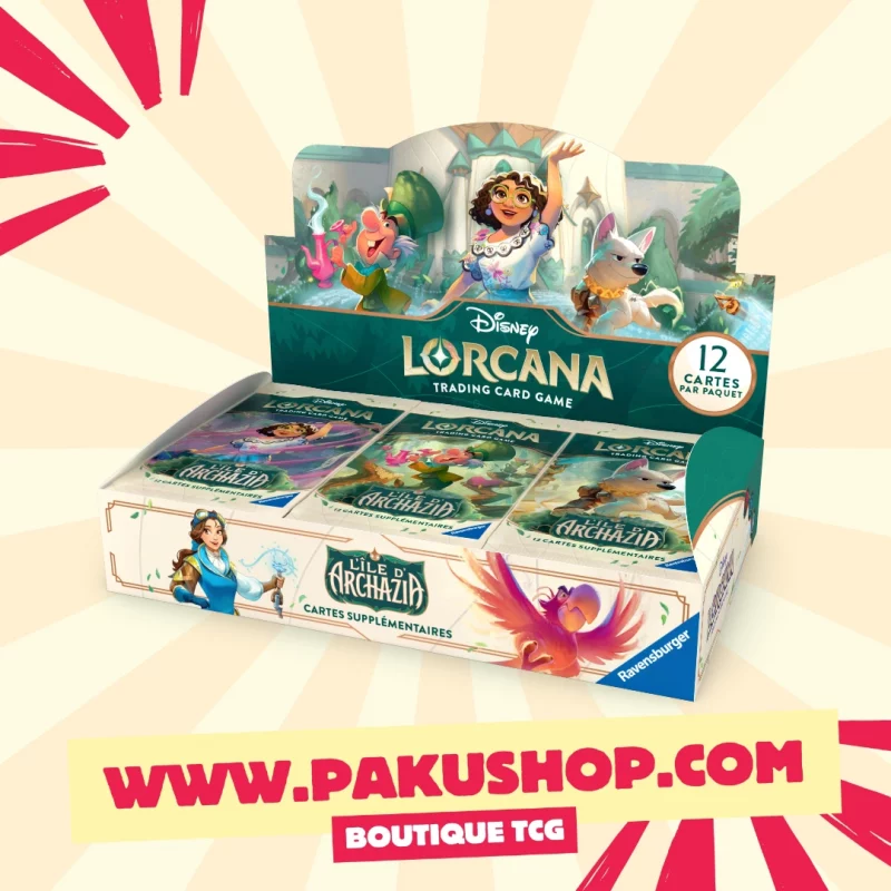 Display Lorcana Chapitre 7 L’Île d’Archazia