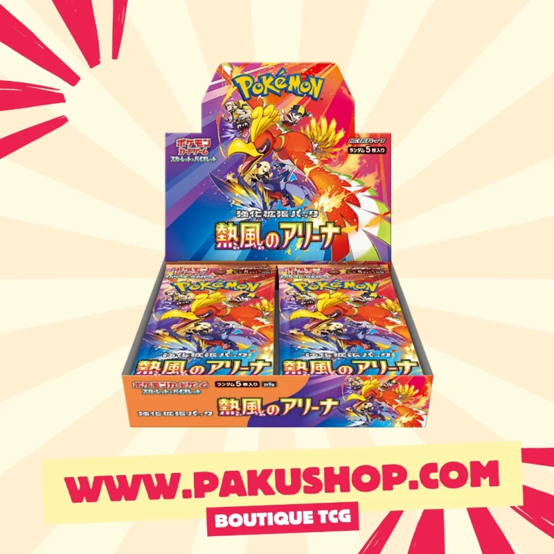 Display Pokémon Heat Wave Arena SV9A - Japonais