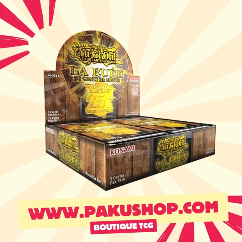 Display de 24 Boosters Yu-Gi-Oh! - RA04 : La ruée du Quart de Siècle