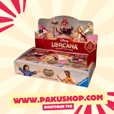 Display Disney Lorcana Chapitre 8 : Le Règne de Jafar – 24 Boosters Officiels FR