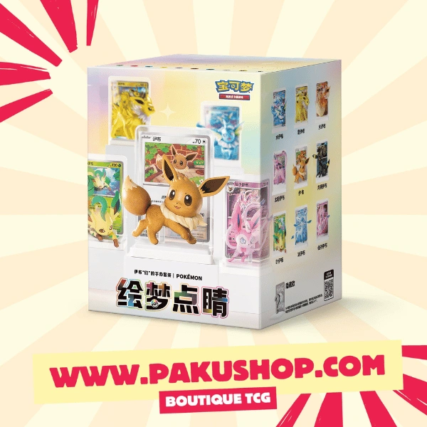 Coffret Figurine Évoli Pokémon Chinois